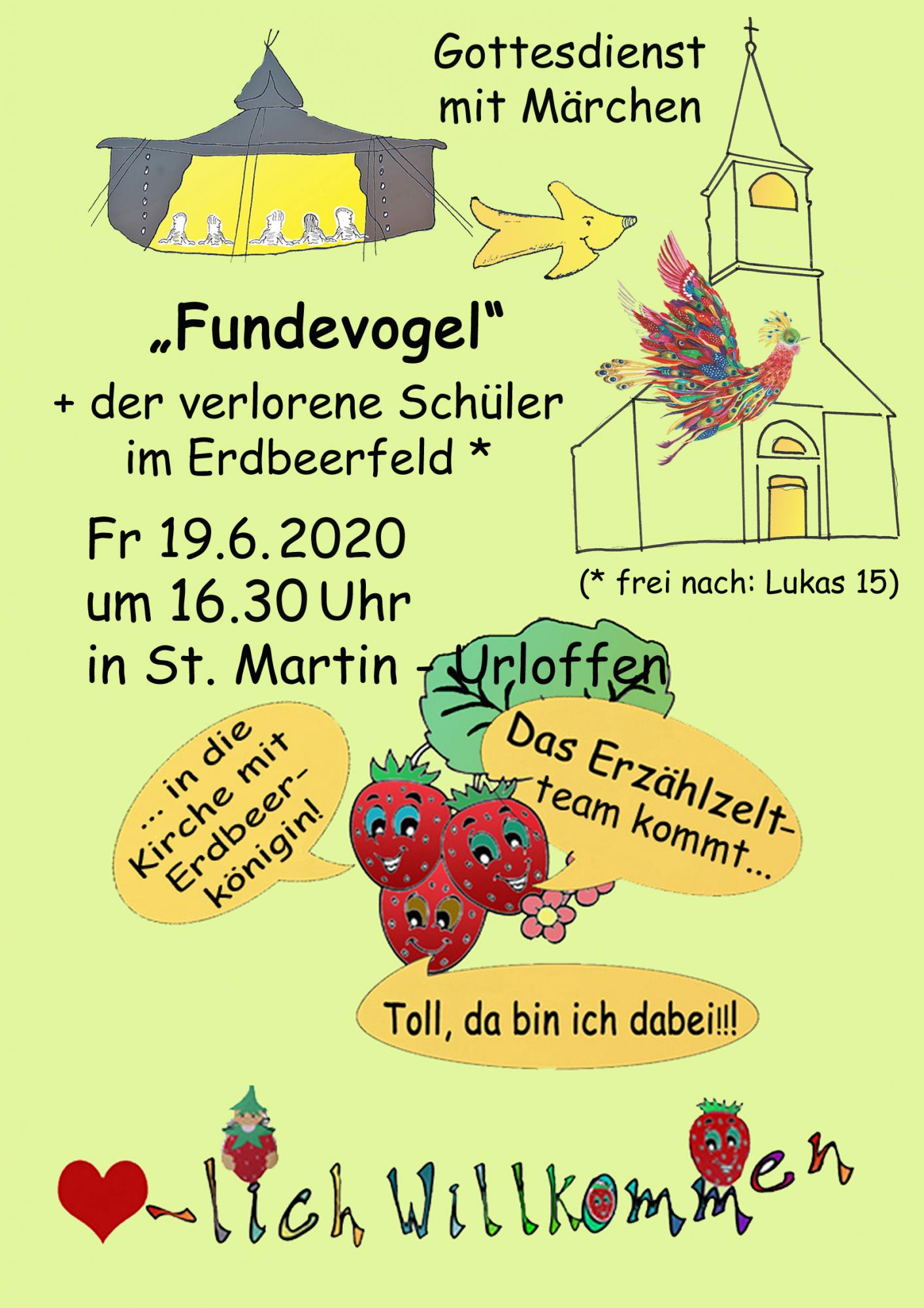 Impression Gottesdienst mit Märchen – Erzählzeltteam kommt in die Kirche