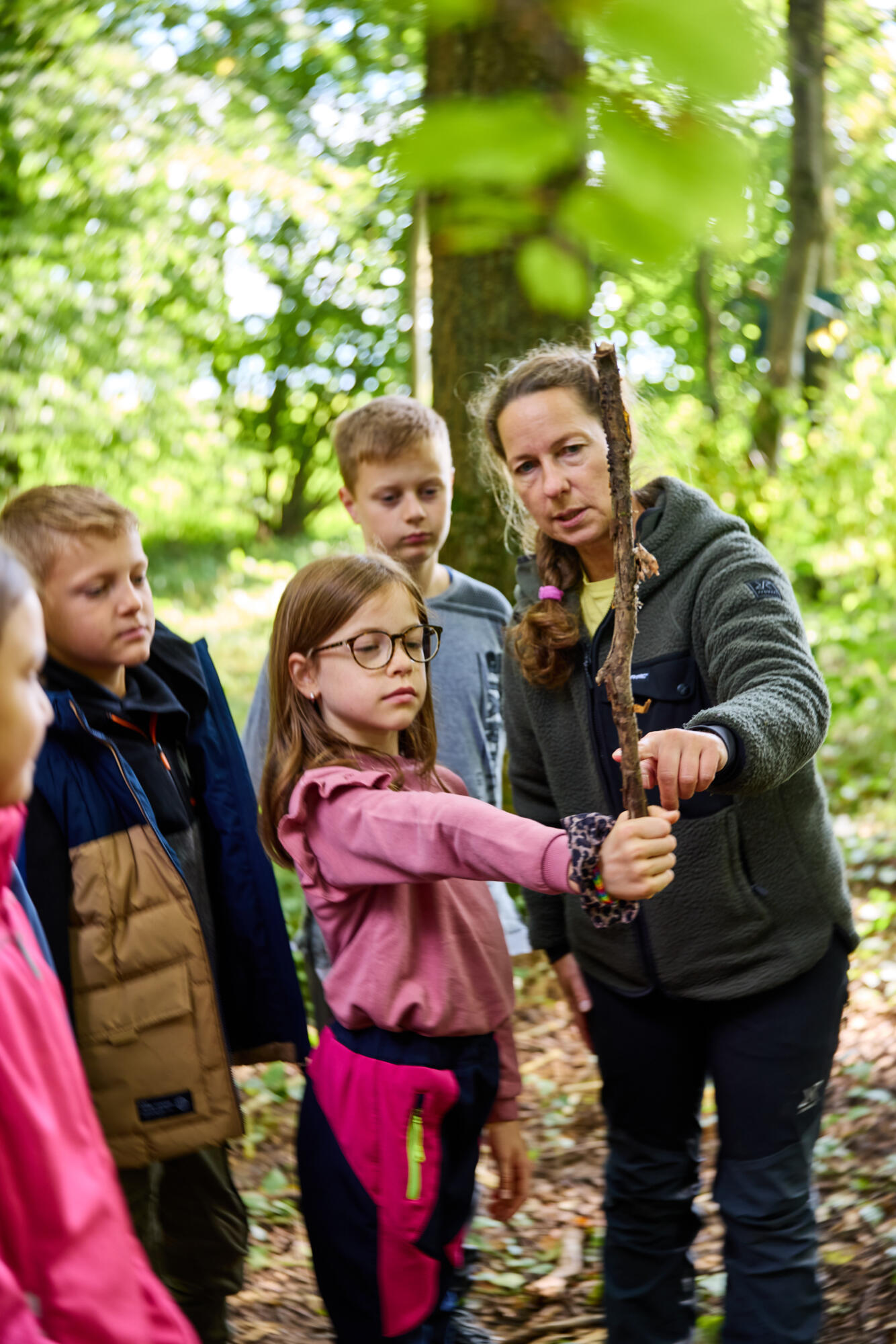 Impression Projekt „Wir und der Wald“ der 4. Klassen