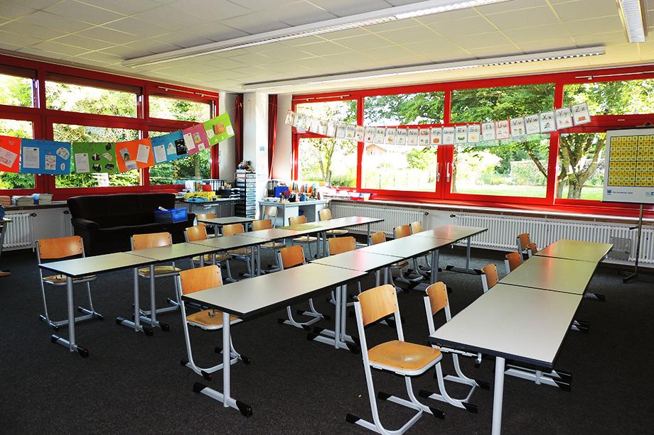 Ein weiteren Klassenzimmer der Schauenburgschule Urloffen